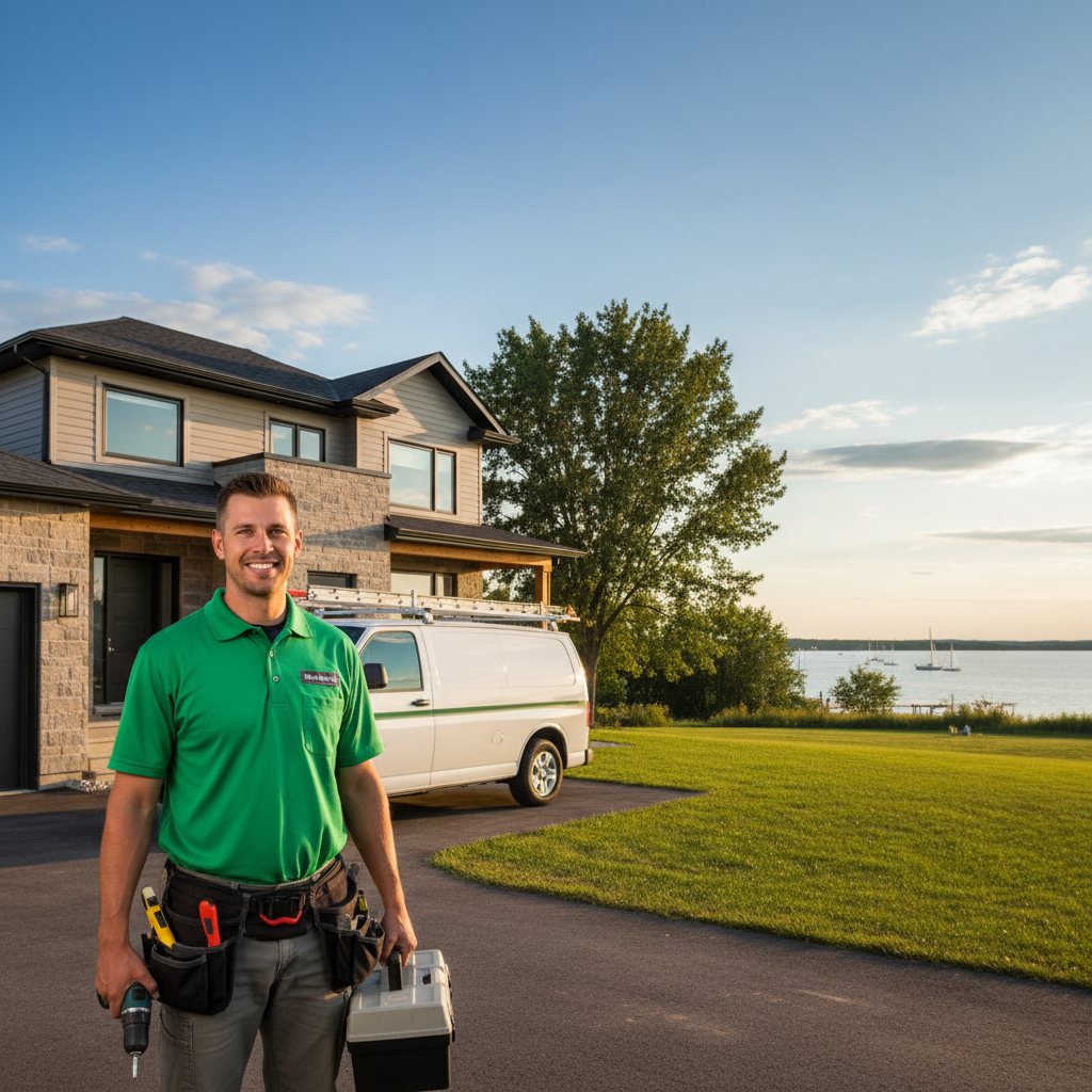 Professional handyman tools and workspace - Red Maple Handyman Services, home repair specialists in Innisfil, ON